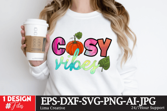 Cosy Vibes Sublimation PNG