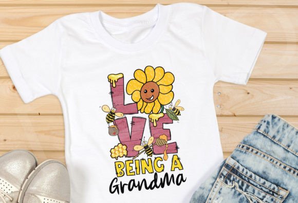 I Love Being a Grandma Sublimation PNG