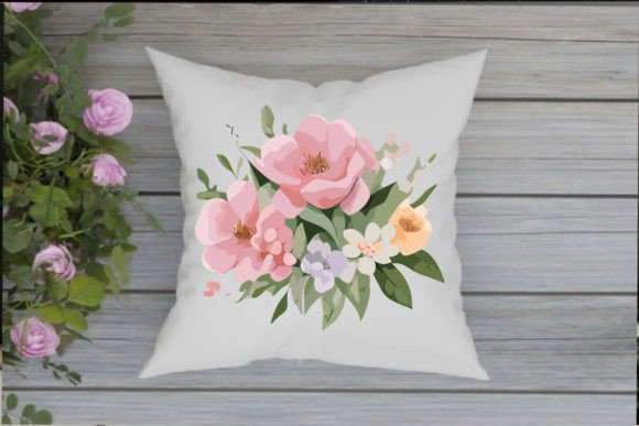 Watercolor Soft Flowers 6